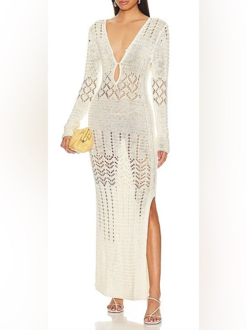 Solid & Striped The Lucinda Dress in Brule Cream Knit
